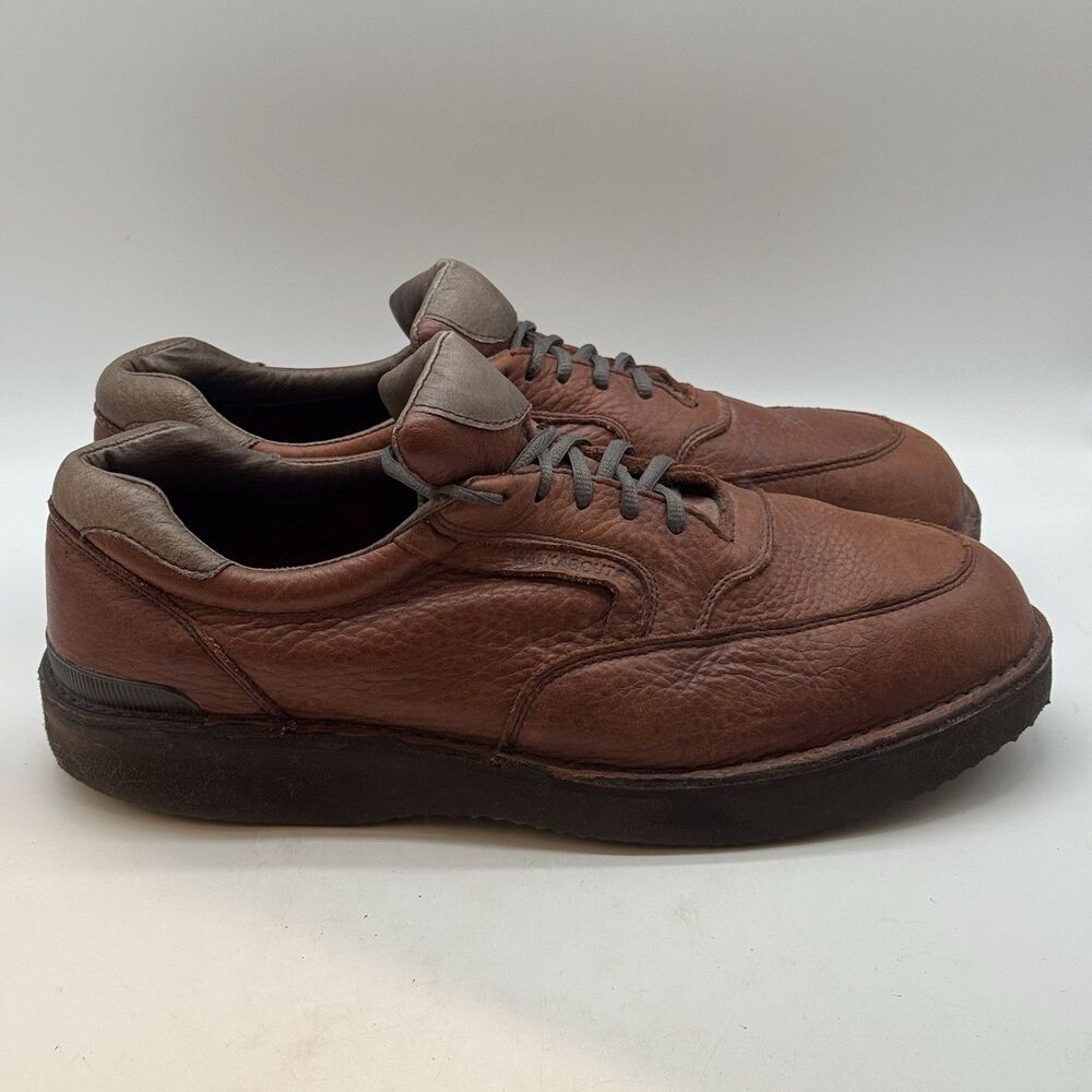 Footonic II Eva-Tech Walkabout Brown Leather Shoe Men 16 E6 Wide Lace Up Sneaker
